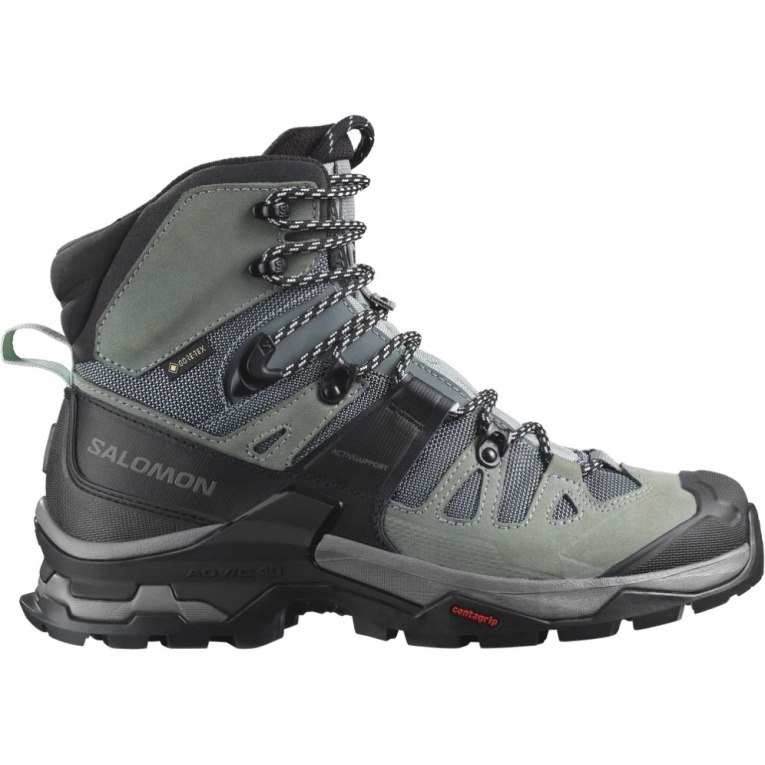 Botas Caminhada Salomon Quest 4 GTX Feminino Verde Oliva Pretas | PT S54930